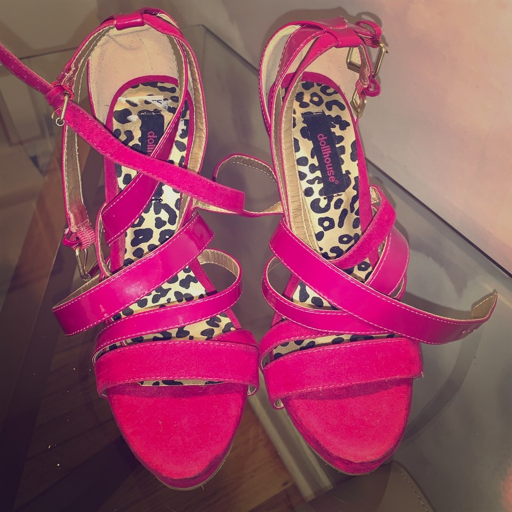 High heels Dollhouse shoes.